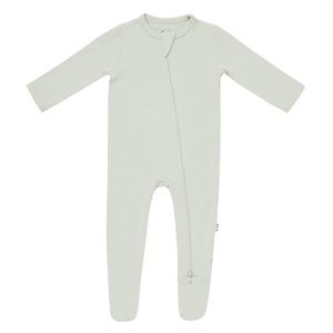 Kyte baby zipper footie in Aloe